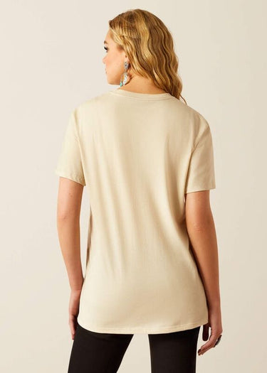behind Western Wear T-shirt in Natural by Ariat