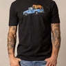 T-shirt Lucky B Truck in black di Kimes Ranch