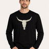 Worn Bandana Longhorn Long Sleeve T-Shirt