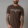 T-shirt Outlier en Espresso par Kimes Ranch