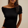 t-shirt modello Ribes Seamless colore nero di Free People