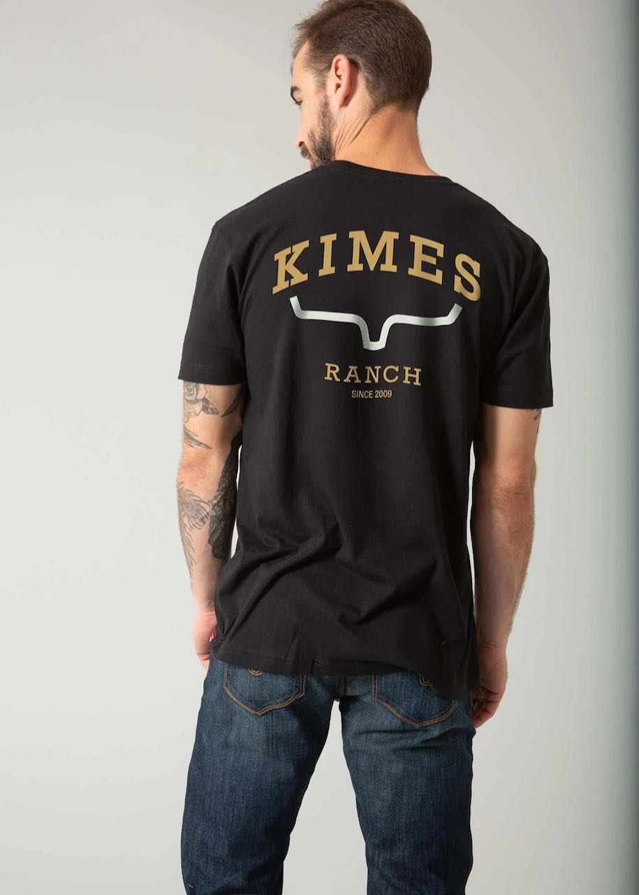 T-shirt Since 2009 in Black di Kimes Ranch