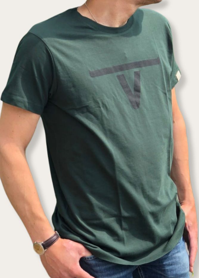 t-shirt per uomo colore verde di Bove