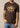 davanti T-shirt uomo Circular Serape in Dark Chocolate di Kimes Ranch