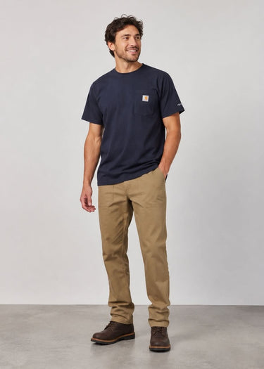 Durchgehendes Men's Force™ T-Shirt in Navy von Carhartt