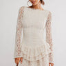 Tabby Lace Mini dress in Tea by Free People