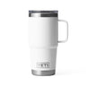 Tasse de voyage Rambler® 20 oz (591 ml) avec couvercle Stronghold™ par Yeti blanc