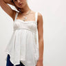 Top Amaryllis Tank in Ivory di Free People