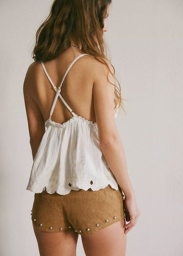 Behind Top Sunny Days in Ivory by Free People