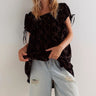 Velvet Summer Tunic Top in Black Combo by Free People