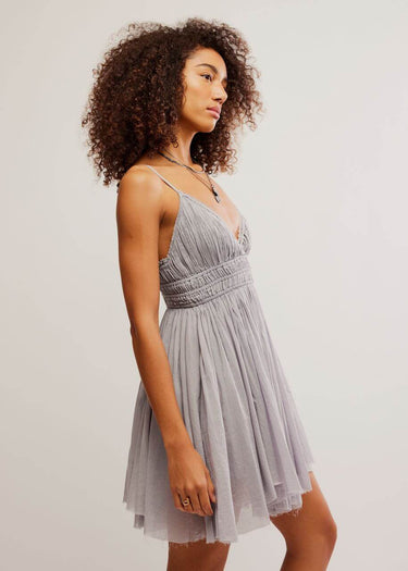 Seite Kurzes Kleid FP one Delia in Raindrops von Free People