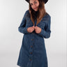 Wrangler slim western denim dress
