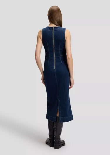 dietro Vestito Slim Shaped Long Dress in Denim by Lee