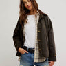 We The Free Cori Waxed Jacket in Olive by Free People