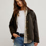 We The Free Cori Waxed Jacket in Olive by Free People