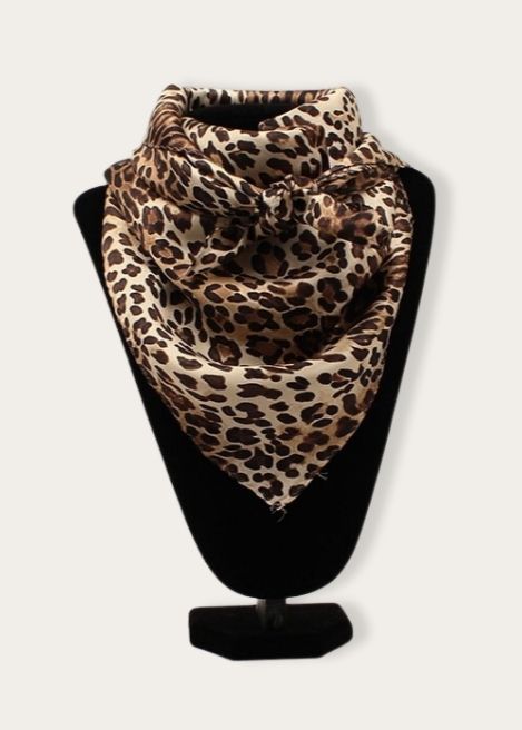 wild rag foulard leopard di m&f