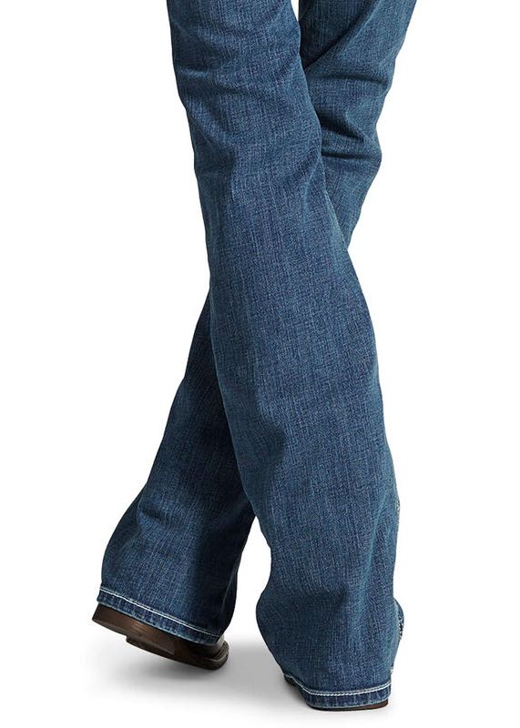 fondo jeans bootcut donna mid risestretch di Ariat
