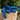 Braided Nylon Barrel Reins Navy Royal Blue Turquoise
