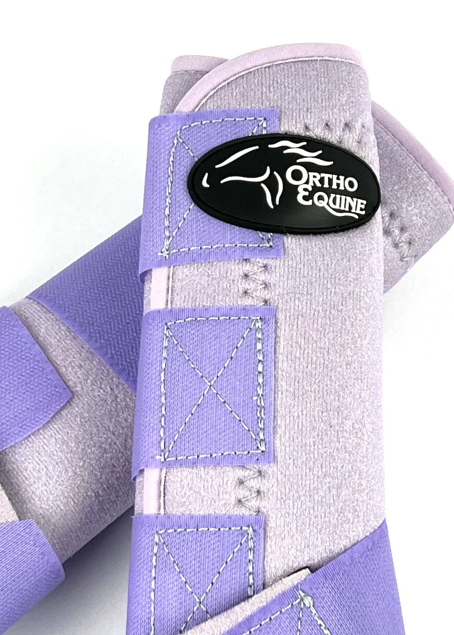 particolare stinchiere western per cavallo lavanda di Ortho Equine