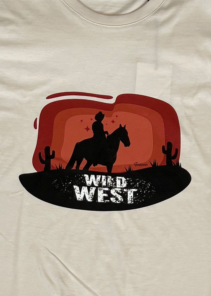 logo maglietta Wild West di Bandana 